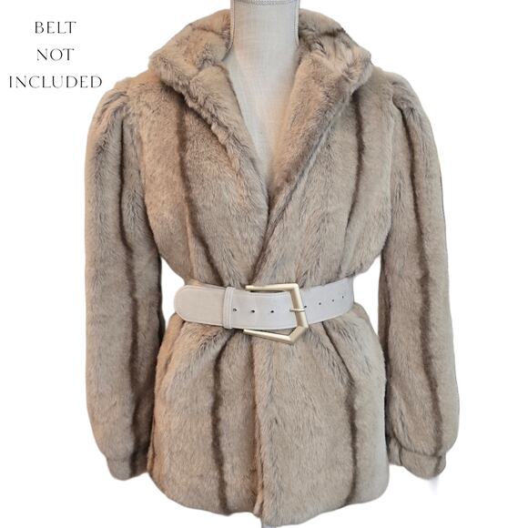 Faux Fur Women's Open Jacket Sz. Onesize - Picture 7 of 7